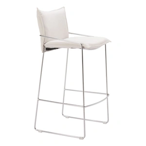 Zuo Modern Pola Upholstery/Steel Barstool