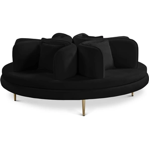 Meridian Furniture Circlet Velvet Roundabout Sofa