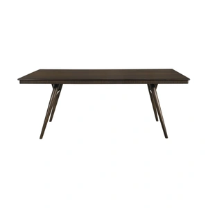 Coaster Wes Wood/Wood Veneer Rectangular Dining Table, Dark Walnut