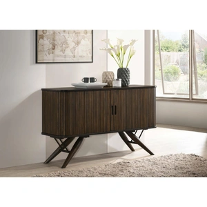 Coaster Wes 2-door Wood Veneer Server, Dark Walnut