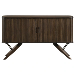 Coaster Wes 2-door Wood Veneer Server, Dark Walnut