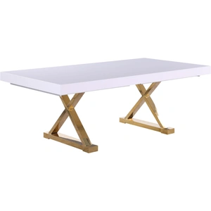 Meridian Furniture Excel Extendable Rectangular Lacquer Dining Table