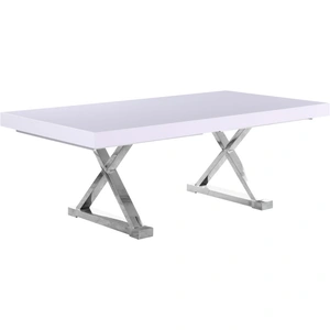 Meridian Furniture Excel Extendable Rectangular Lacquer Dining Table