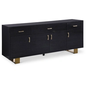 Meridian Furniture Excel 3-Drawer 4-Door Wood Veneer Sideboard