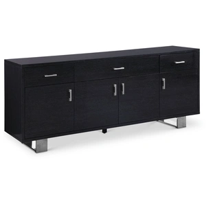 Meridian Furniture Excel 3-Drawer 4-Door Wood Veneer Sideboard