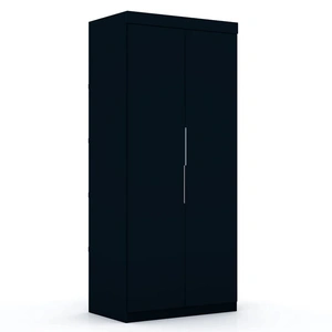 Manhattan Comfort Mulberry 2.0 Sectional Armoire Wardrobe Closet w/2 Drawers 