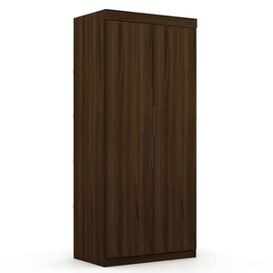 Manhattan Comfort Mulberry 2.0 Sectional Armoire Wardrobe Closet w/2 Drawers 