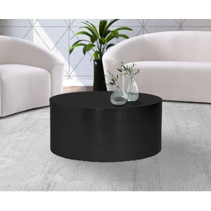 Meridian Furniture Cylinder 32-inch Round Metal Coffee Table
