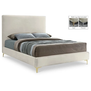 Meridian Furniture Geri Velvet Bed
