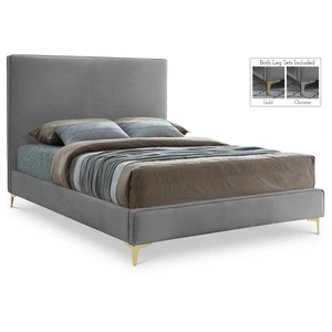 Meridian Furniture Geri Velvet Bed