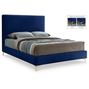 Meridian Furniture Geri Velvet Bed