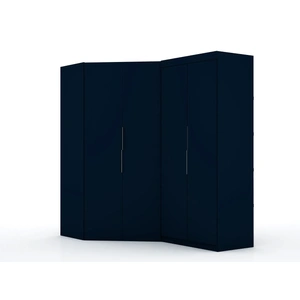 Manhattan Comfort Mulberry 3.0 Sectional Corner Wardrobe Closet w/2 Drawers