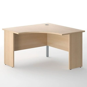 NARBUTAS Optima Plus 47.2-inch Crescent Office Desk