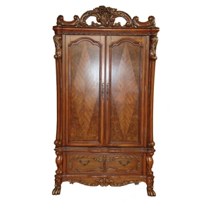 ACME Dresden TV Armoire, Cherry Oak