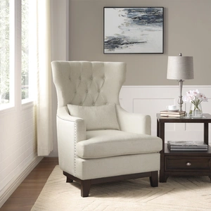 Homelegance Adriano Fabric Accent Chair in Beige
