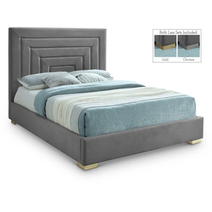 Meridian Furniture Nora Velvet Bed