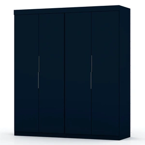 Manhattan Comfort Mulberry 2 Sectional Wardrobe Closet w/4 Drawers, Set of 2
