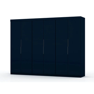 Manhattan Comfort Mulberry 2.0 3 Sectional Wardrobe Closet w/6 Drawers, Set of 3