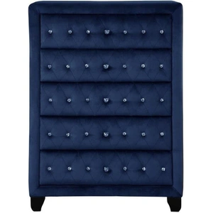 Galaxy Home Furnishings Sophia 5-Drawer Wood Veneer Chest