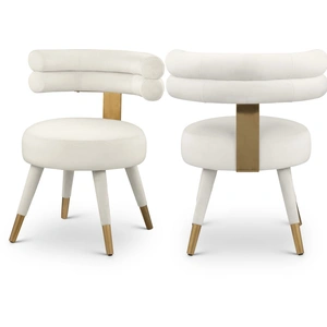 Meridian Furniture Fitzroy Velvet Dining Chair (Set of 2)