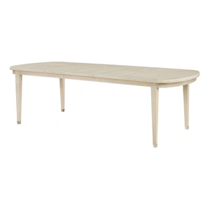 Homelegance Genoa Oval Extendable Wood Dining Table, Light Oak