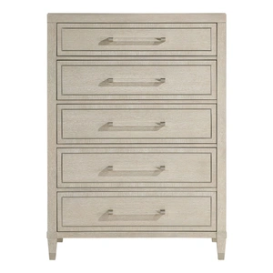 Homelegance Genoa Wood 5-Drawer Chest, Light Oak