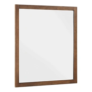 Homelegance Evans Rectangular Wood Mirror, Light Brown