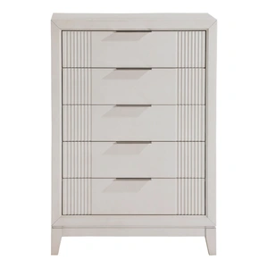 Homelegance Florence Wood 5-Drawer Chest, Ivory