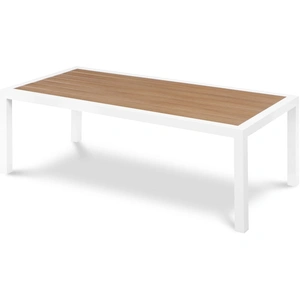 Meridian Furniture Nizuc 47.5-inch Rectangular Outdoor Patio Coffee Table with Aluminum Frame