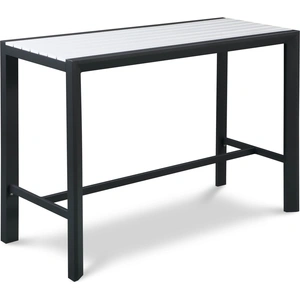 Meridian Furniture Nizuc 59.5-inch Outdoor Patio Rectangular Aluminum Bar Table