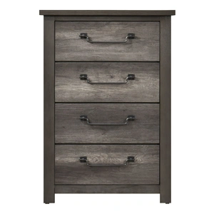 Homelegance Lenior Melamine/Wood 4-Drawer Chest, Gray