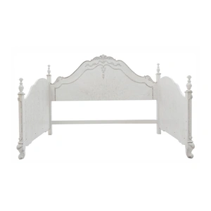 Homelegance Cinderella Wood/Wood Veneer Daybed, Antique White/Grey