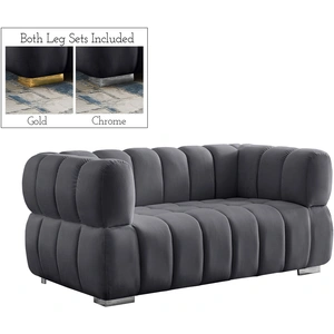 Meridian Furniture Gwen Velvet Loveseat