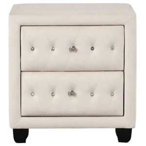 Galaxy Home Furnishings Sophia 2-Drawer Wood Veneer Nightstand
