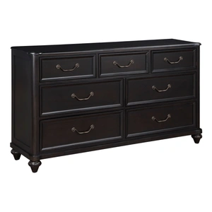 Homelegance Herman Wood 7-Drawer Dresser, Charcoal Brown