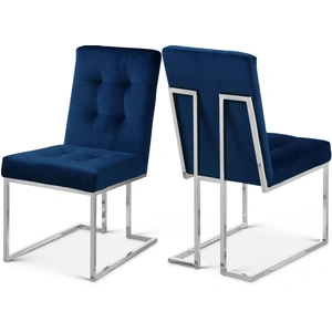 Meridian Furniture Alexis Velvet Dining Chair (Set of 2)