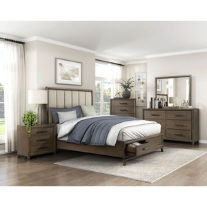 Homelegance Cambridge Wood 5-Drawer Chest, Dark Walnut