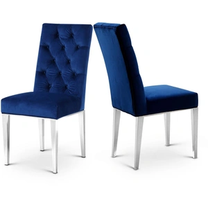 Meridian Furniture Juno Velvet Dining Chair (Set of 2)