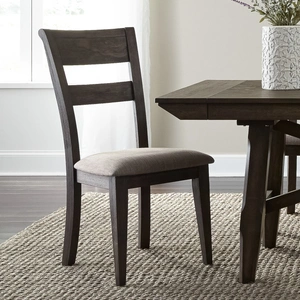 Liberty Furniture Double Bridge Extendable Trestle Dining Set | Dark Chestnut, Dark Chestnut