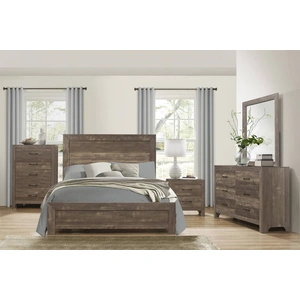 Homelegance Corbin Faux Wood Veneer/Wood Panel Bedroom Set