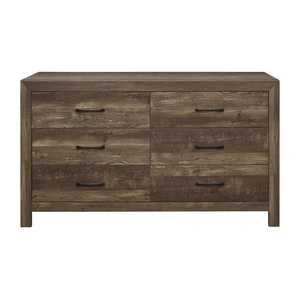 Homelegance Corbin Faux Wood Veneer/Wood 6-Drawer Double Dresser