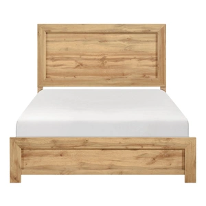 Homelegance Corbin Faux Wood Veneer/Wood Panel Bed, Natural