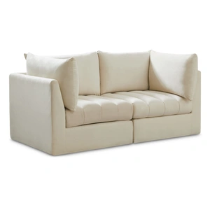 Meridian Furniture Jacob Velvet Modular Sofa