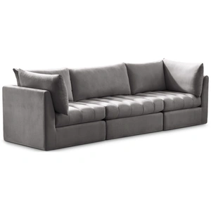 Meridian Furniture Jacob 103-inch Velvet Modular Sofa