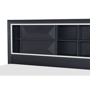 Homelegance Rosemont Wood Storage Platform Bed, Midnight Blue