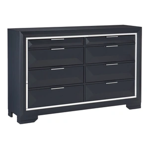 Homelegance Rosemont 8 Drawer Dresser, Midnight Blue