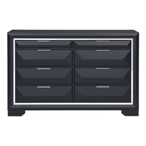 Homelegance Rosemont 8 Drawer Dresser, Midnight Blue