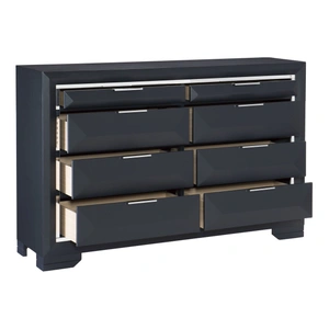 Homelegance Rosemont 8 Drawer Dresser, Midnight Blue