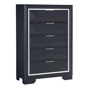 Homelegance Rosemont 5 Drawer Chest, Midnight Blue
