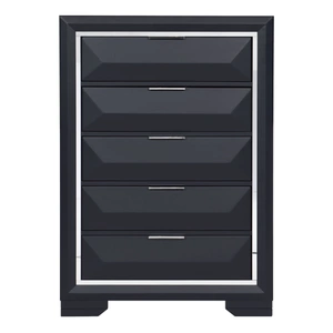 Homelegance Rosemont 5 Drawer Chest, Midnight Blue